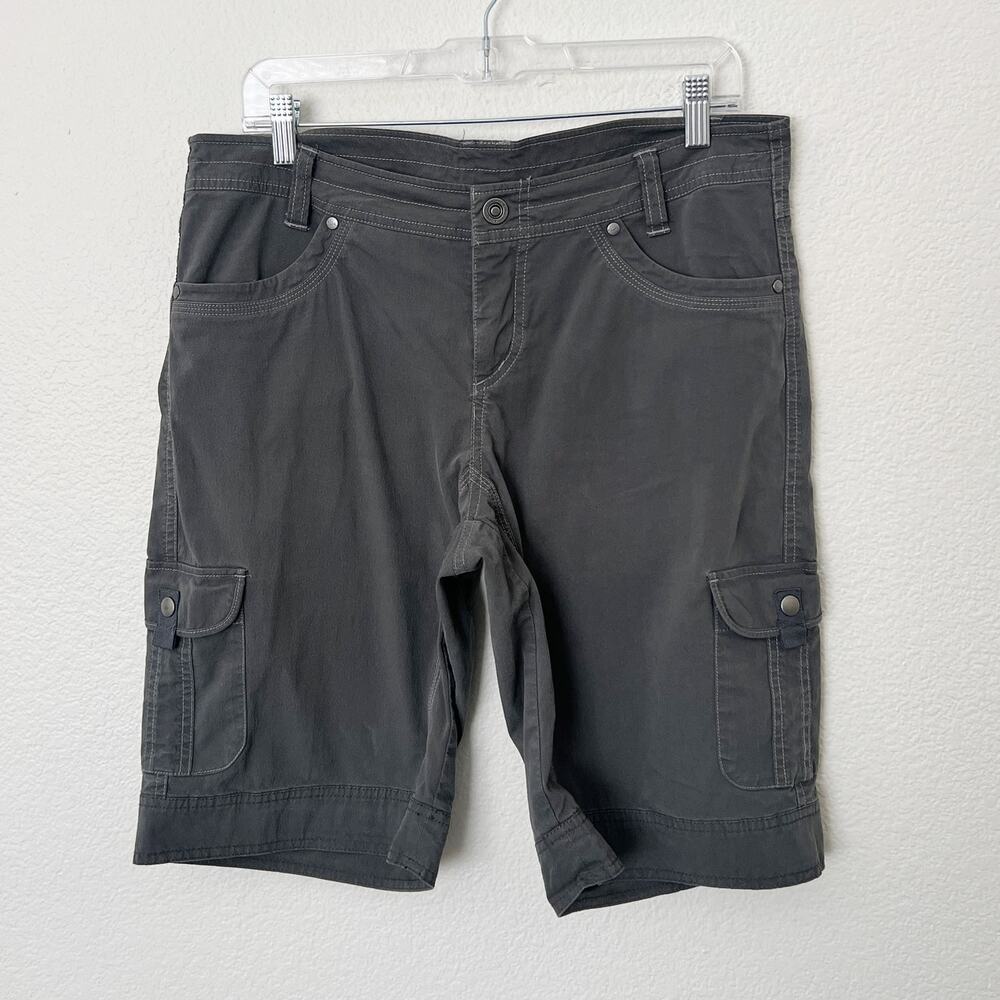 [Kuhl] Gray Hiking Outdoors Cargo Shorts Gorpcore Bermuda Stretch Casual Size 12